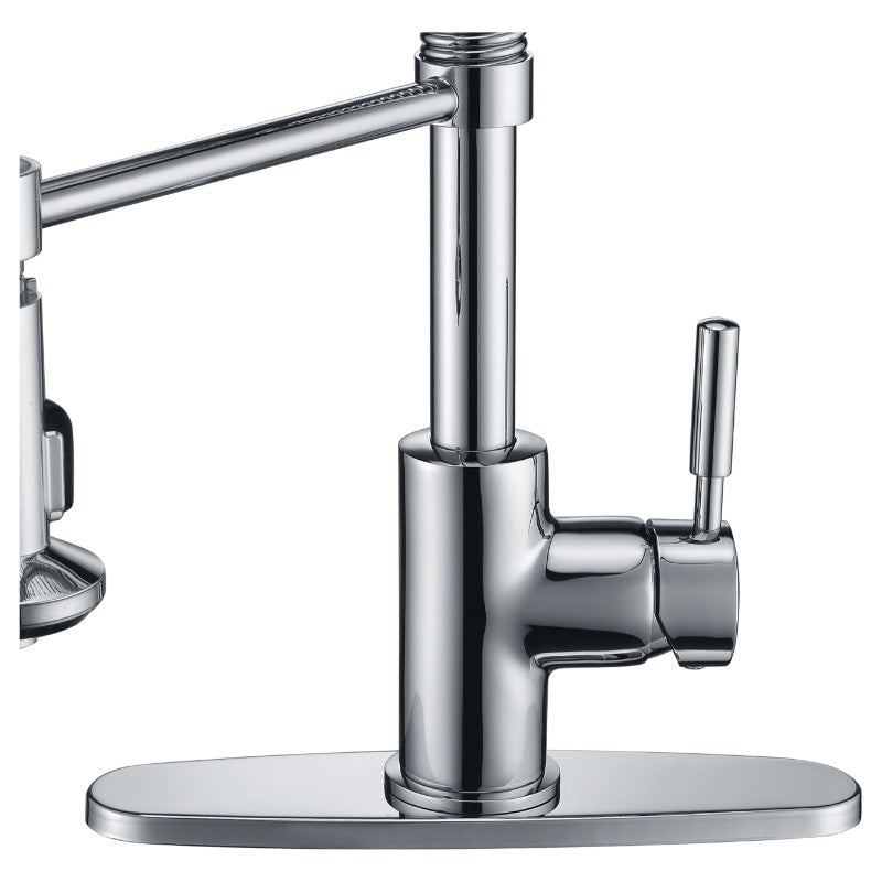 Eclipse Single-Handle Pull-Down Kitchen Faucet in Polished Chrome