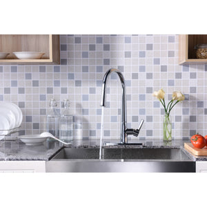 Orbital Single-Handle Pull-Down Kitchen Faucet in Polished Chrome