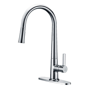 Orbital Single-Handle Pull-Down Kitchen Faucet in Polished Chrome