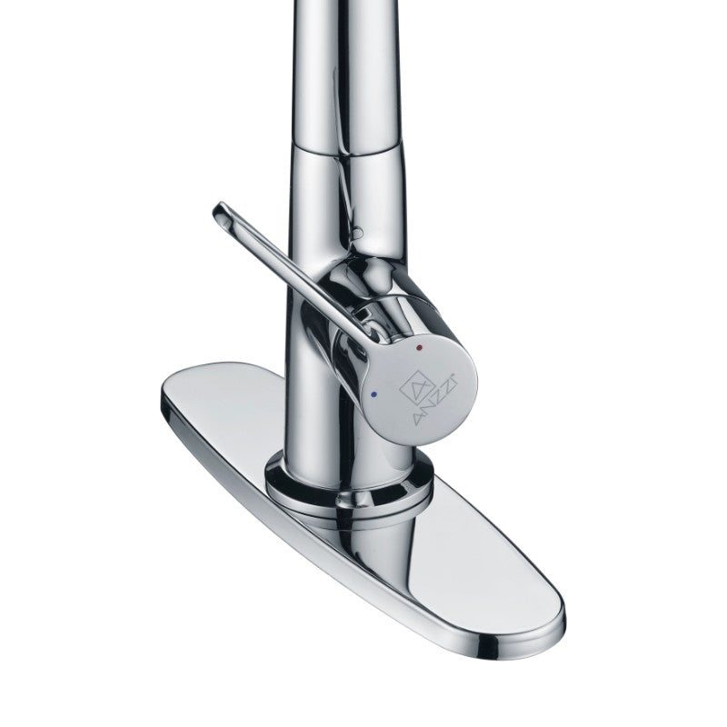 Orbital Single-Handle Pull-Down Kitchen Faucet in Polished Chrome