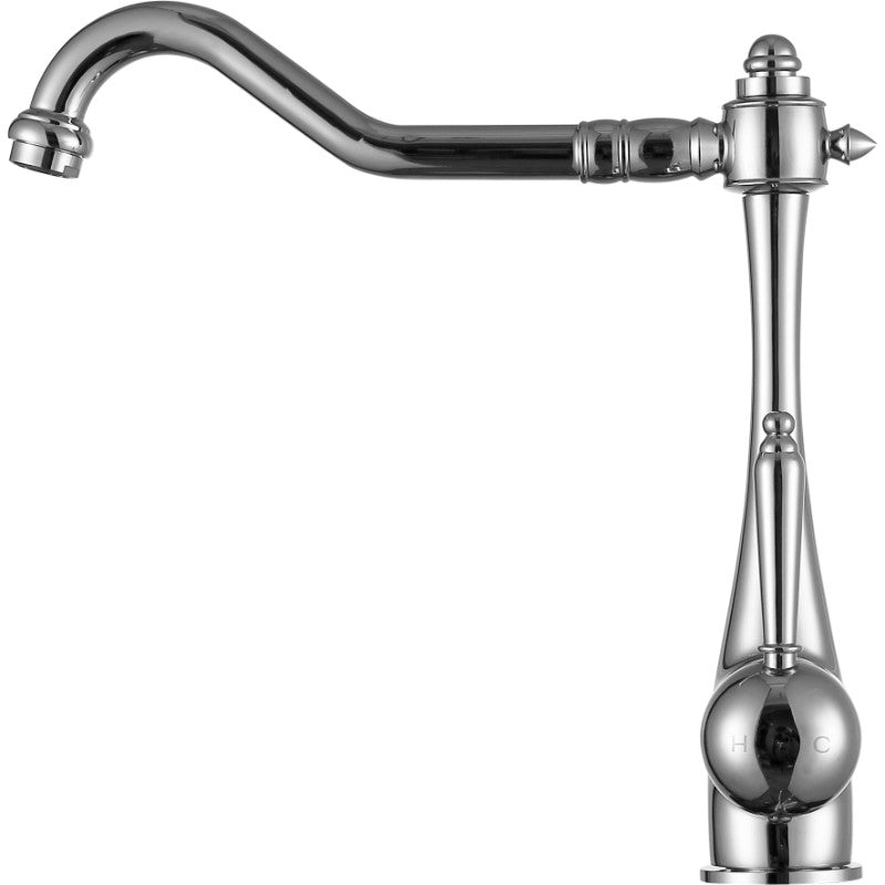 Patriarch Single-Handle Kitchen Faucet in Polished Chrome