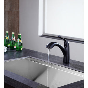 Di Piazza Single-Handle Pull-Out Kitchen Faucet in Oil Rubbed Bronze