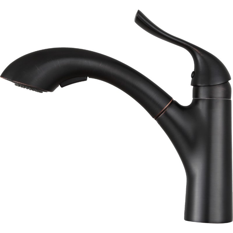 Di Piazza Single-Handle Pull-Out Kitchen Faucet in Oil Rubbed Bronze