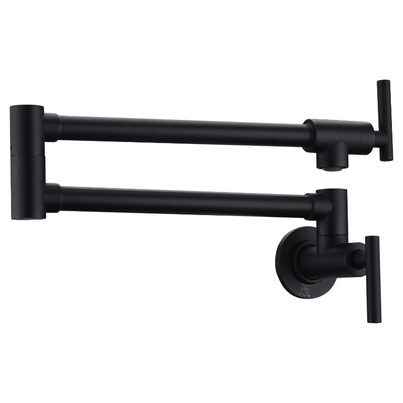 Braccia Pot Filler in Matte Black
