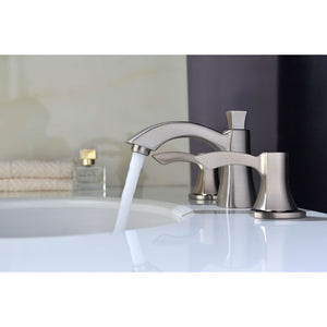 Sonata Widespread Bathroom Faucet in Brushed Nickel