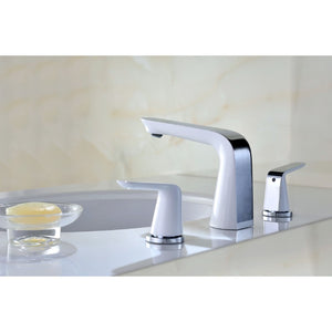 Pendant Widespread Bathroom Faucet in Polished Chrome