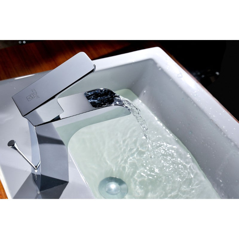Forza Single-Handle Bathroom Faucet in Polished Chrome