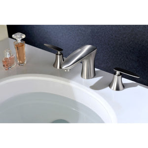 Chord Widespread Bathroom Faucet in Brushed Nickel
