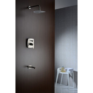 Tempo Tub & Shower Faucet in Brushed Nickel