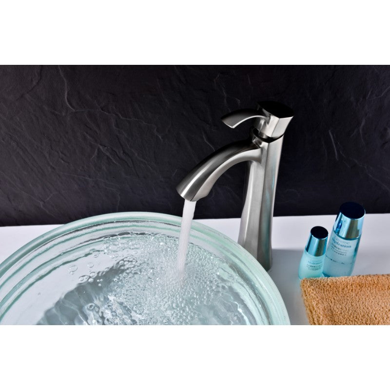 Harmony Vessel Bathroom Faucet in Brushed Nickel