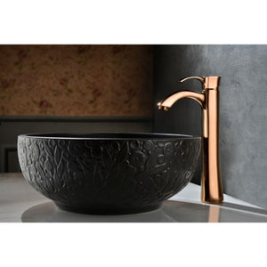 Harmony Vessel Bathroom Faucet in Rose Gold