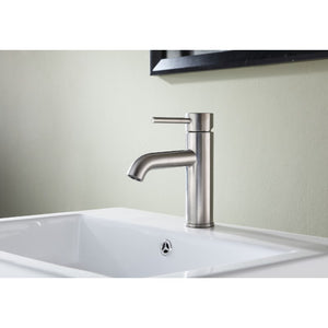 Valle 7.56' Single-Handle Bathroom Faucet in Brushed Nickel