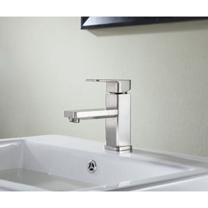 Naiadi Single-Handle Bathroom Faucet in Brushed Nickel