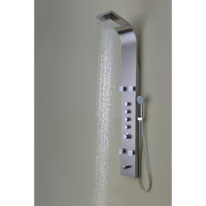 Echo Shower Panel in Stainless Steel