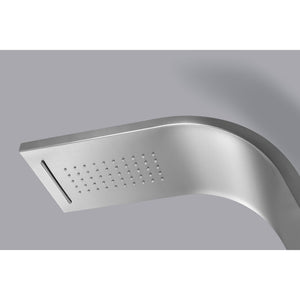 Fontan Shower Panel in Stainless Steel