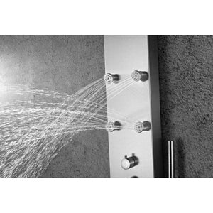 Fontan Shower Panel in Stainless Steel