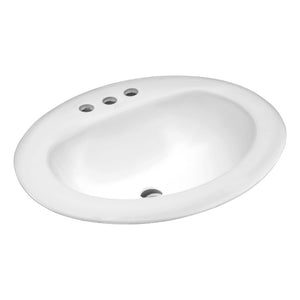 Cadenza 20.5' Drop-In Bathroom Sink in White