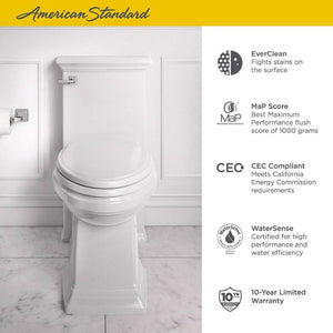 Town Square S Elongated 1.28 gpf One-Piece Toilet in White