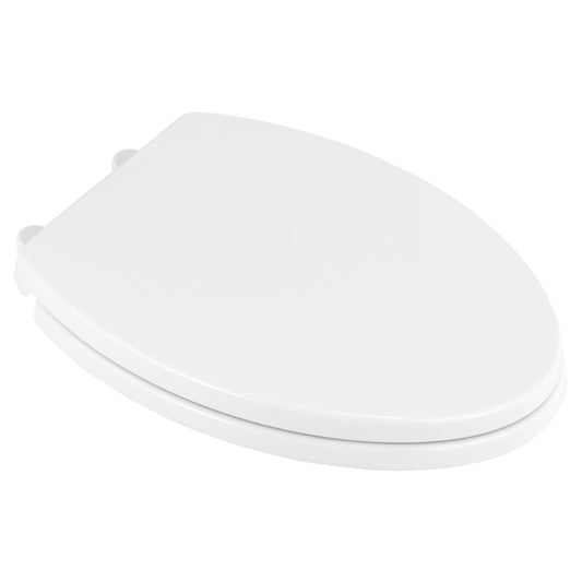Transitional Elongated Slow-Close Toilet Seat in White