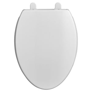 Transitional Elongated Slow-Close Toilet Seat in White