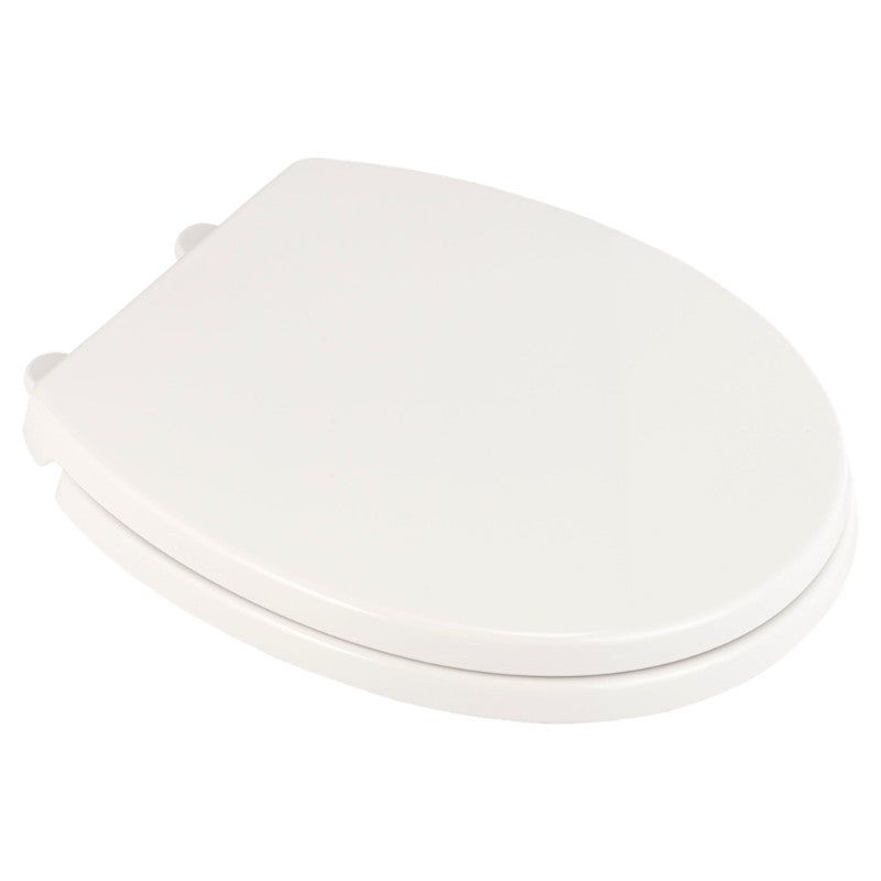 Transitional Round Slow-Close Toilet Seat in White