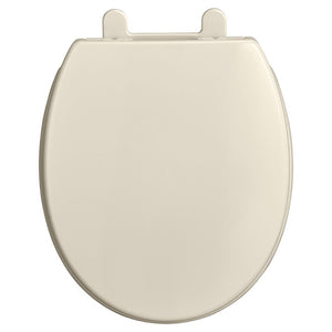 Transitional Round Slow-Close Toilet Seat in Linen