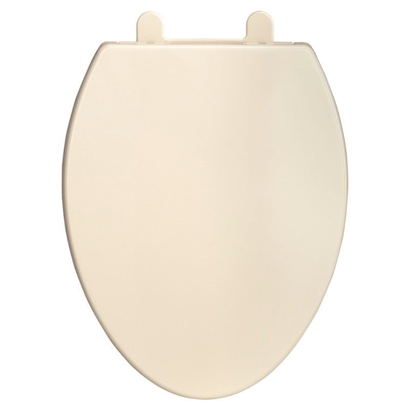 Telescoping Elongated Slow-Close Toilet Seat in Linen