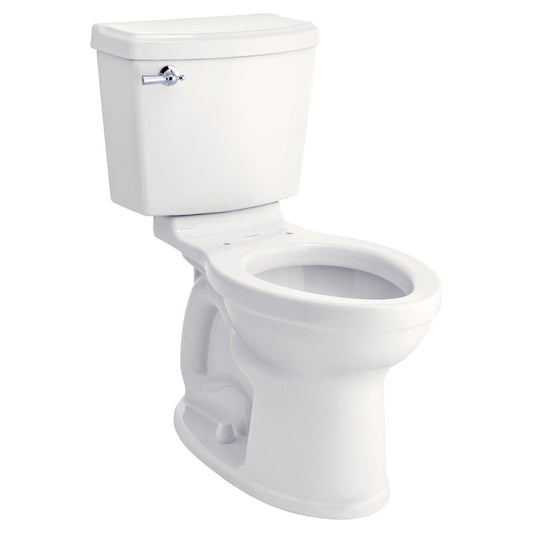 Portsmouth Elongated 1.28 gpf Two-Piece Toilet in White - ADA Compliant