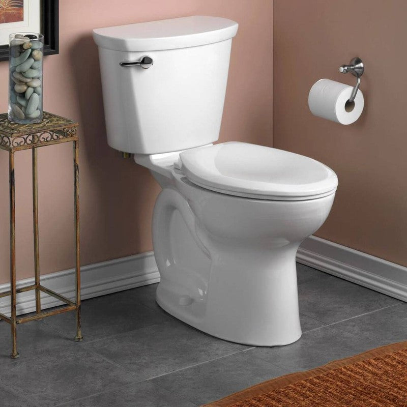 Cadet Pro Elongated 1.28 gpf Two-Piece Toilet in White - 10' Rough-In & ADA Compliant