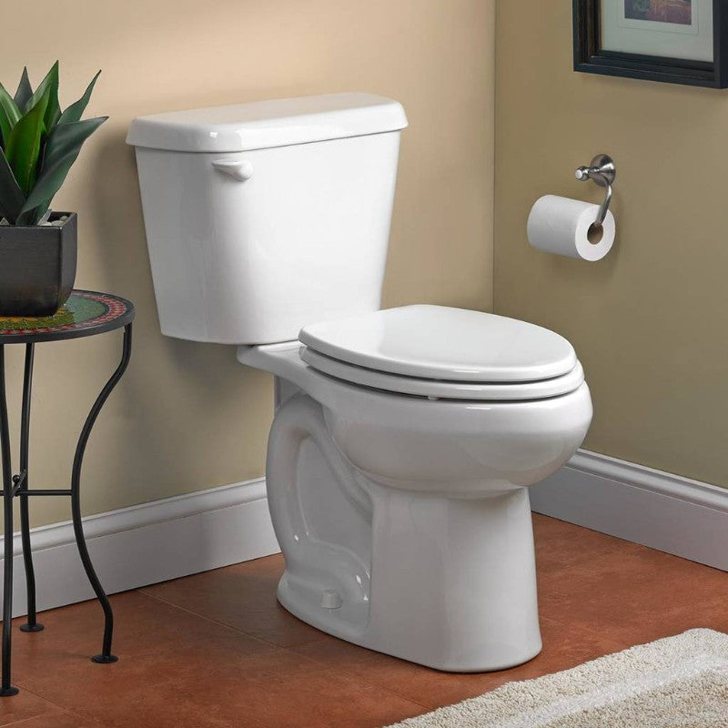 Colony Elongated 1.6 gpf Two-Piece Toilet in White
