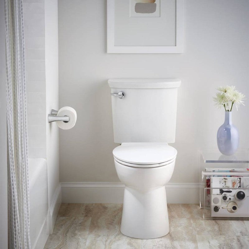 VorMax Elongated 1.28 gpf Two-Piece Toilet in White