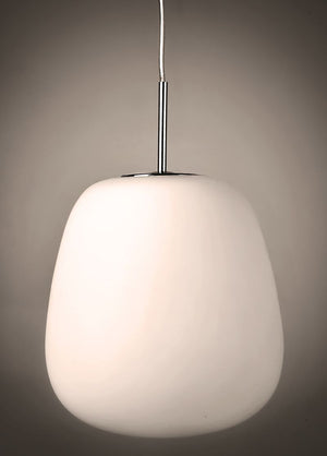 Puffs 7.5' Single Light Pendant in White