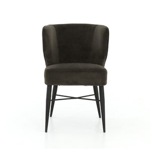 Arianna Dining Chair in Bella Smoke (22' x 24.5' x 31.5')