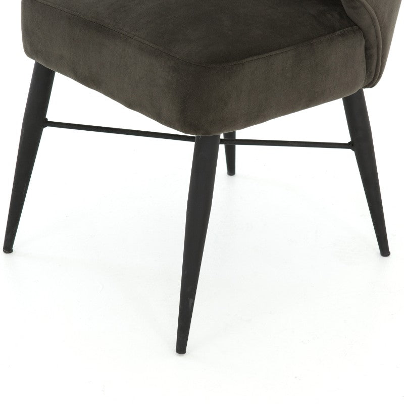 Arianna Dining Chair in Bella Smoke (22' x 24.5' x 31.5')
