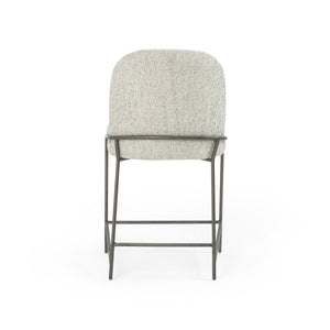 Grayson Counter Stool in Lyon Pewter & Brushed Slate (21' x 24.5' x 38')