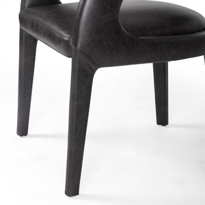 Hawkins Dining Chair in Sonoma Black (23.5' x 24' x 31')