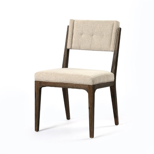 Norton Dining Chair in Fulci Stone (21.25" x 24.75" x 35.75")