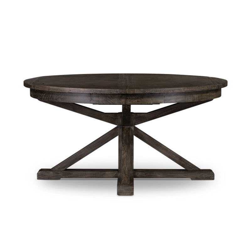 Cintra Dining Table in Rustic Black Olive (63' x 63' x 30.75')