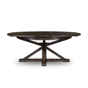 Cintra Dining Table in Rustic Black Olive (63' x 63' x 30.75')