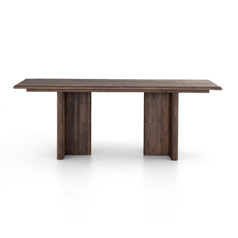 Lineo Dining Table in Rustic Saddle Tan (80' x 37.5' x 30')