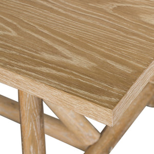 Mika Dining Table in Whitewashed Oak (84' x 36' x 30')