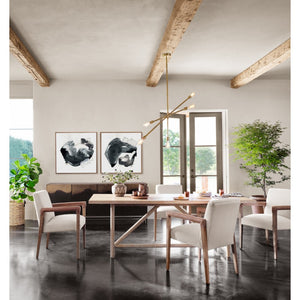 Mika Dining Table in Whitewashed Oak (84' x 36' x 30')