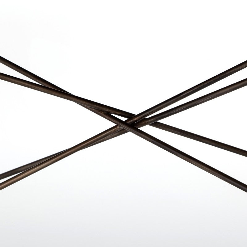 Rocky Dining Table in Bronzed Iron (101.5' x 45.25' x 29.25')