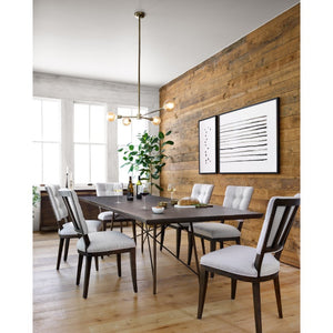 Rocky Dining Table in Bronzed Iron (101.5' x 45.25' x 29.25')