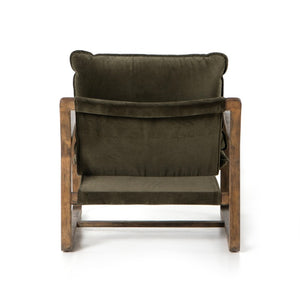 Ace Chair in Olive Green (30' x 37.5' x 31')