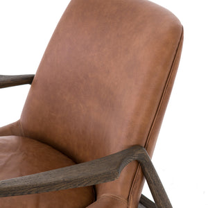 Ashford Chair in Brandy & Warm Nettlewood (25.75' x 30.75' x 31.75')