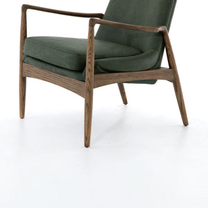 Ashford Chair in Eden Sage & Toasted Oak (27.25' x 30.25' x 32.25')