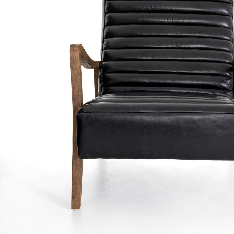 Chance Chair in Dakota Black (27.25' x 36.25' x 35.75')