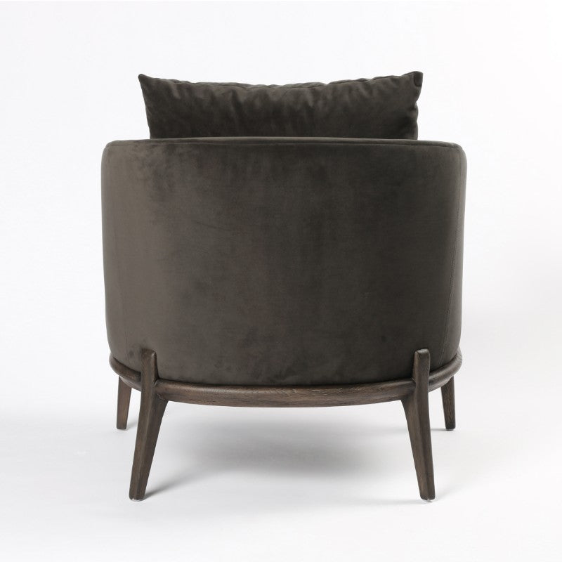 Copeland Chair in Bella Smoke (32' x 33.5' x 35.5')
