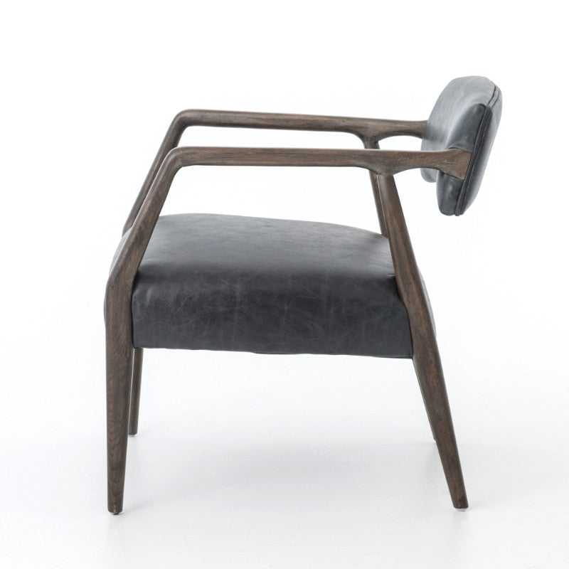 Tyler Chair in Chaps Ebony (25.5' x 26.5' x 27')